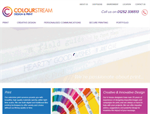 Tablet Screenshot of colourstream.com
